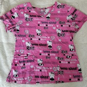 Hello Kitty small scrub top